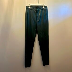 Zara faux leather pants